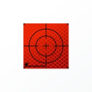 GEORADIAN CIBLES 20 x 20 MM RETRO LOT DE 100 - Orange