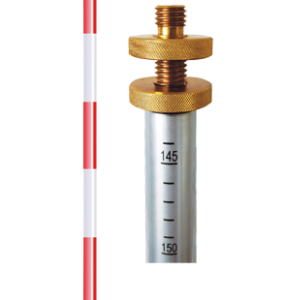 Canne porte prisme à vis