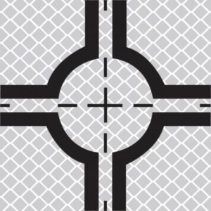 GEORADIAN CIBLE 60 x 60 MARQUAGE PRECISION